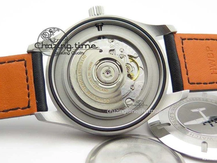 MIROTIME 0313 Mark XVIII IW327001 V6F Best Edition Black Dial On Black Leather Strap A Tailored 7307